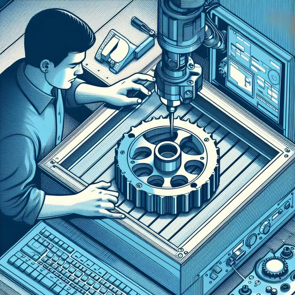 AI illustratie productie.